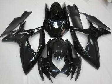 06-07 Schwarz Glänzend GSXR 600-750 Motorrad Verkleidung