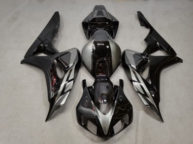 06-07 Schwarz Glänzend Mit Grau CBR1000RR Motorrad Verkleidung