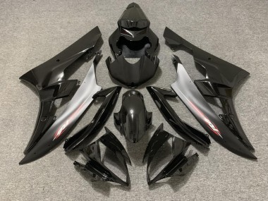 06-07 Schwarz Ninja R6 Motorrad Verkleidung