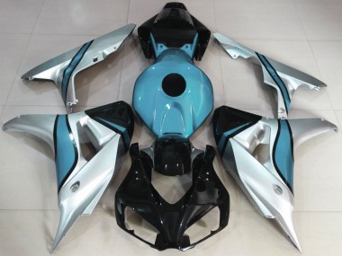 06-07 Silber & Hellblau Kundenspezifisch CBR1000RR Motorrad Verkleidung