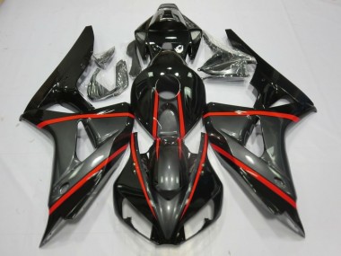 06-07 Silber & Schwarz CBR1000RR Motorrad Verkleidung
