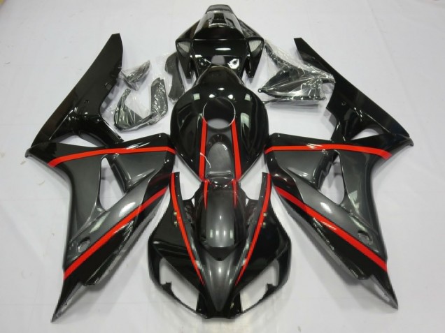 06-07 Silber & Schwarz CBR1000RR Motorrad Verkleidung 06-07 Silber & Schwarz CBR1000RR Motorrad Verkleidung