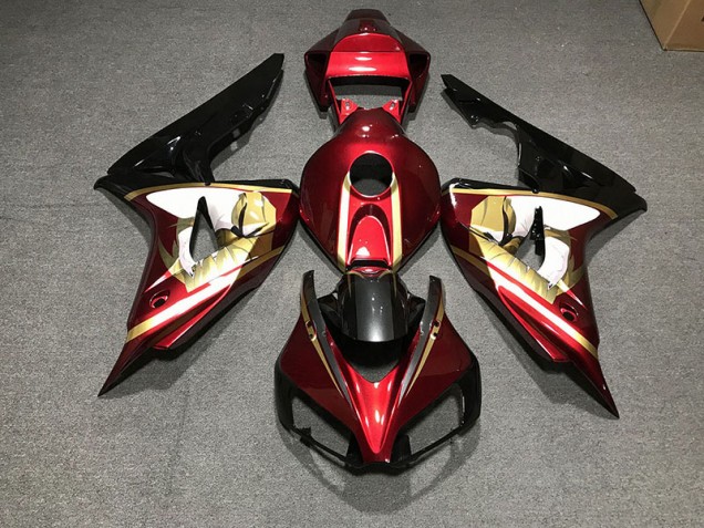 06-07 Tiefrot & Gold CBR1000RR Motorrad Verkleidung 06-07 Tiefrot & Gold CBR1000RR Motorrad Verkleidung