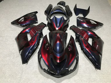 06-11 Flame ZX14R Motorrad Verkleidung