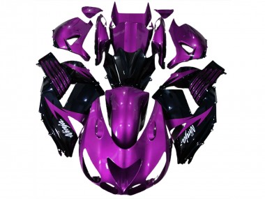 06-11 Glanz Lila & Schwarz ZX14R Motorrad Verkleidung