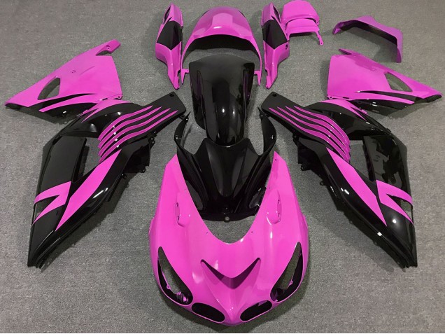 06-11 Hellpink ZX14R Motorrad Verkleidung