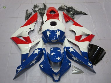 07-08 Amerikanische Flagge CBR600RR Motorrad Verkleidung