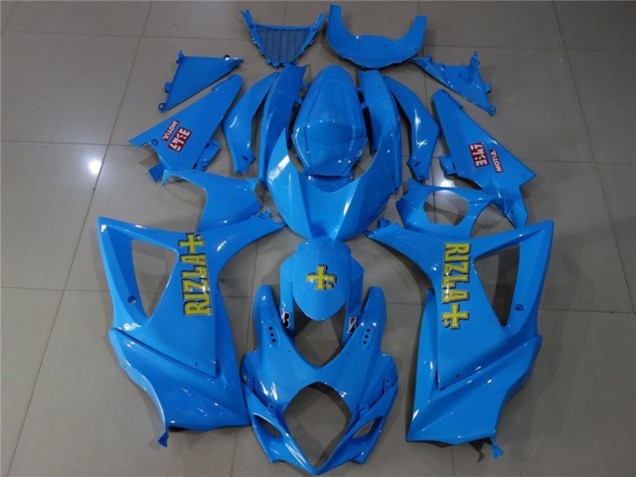07-08 Blau Rizla GSXR 1000 Motorrad Verkleidung 07-08 Blau Rizla GSXR 1000 Motorrad Verkleidung