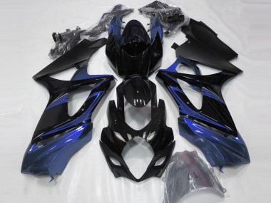 07-08 Blau & Schwarz Glänzend GSXR 1000 Motorrad Verkleidung