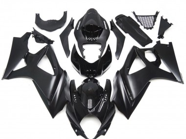 07-08 Custom Matt Schwarz Slick GSXR 1000 Motorrad Verkleidung