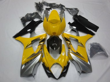 07-08 Gelb Silber GSXR 1000 Motorrad Verkleidung