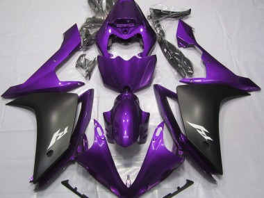 07-08 Glanz Lila & Schwarz R1 Motorrad Verkleidung