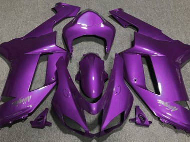 07-08 Glanz Lila ZX6R Motorrad Verkleidung