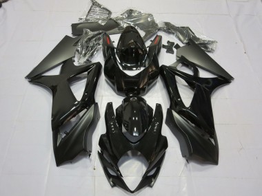 07-08 Glanz & Matt Schwarz GSXR 1000 Motorrad Verkleidung