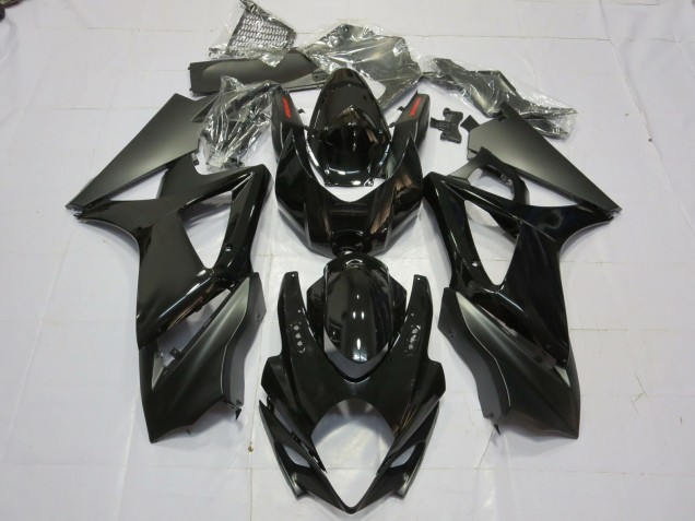 07-08 Glanz & Matt Schwarz GSXR 1000 Motorrad Verkleidung 07-08 Glanz & Matt Schwarz GSXR 1000 Motorrad Verkleidung