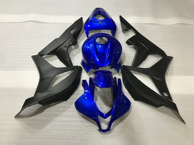 07-08 Glänzend Blau & Limettengrün CBR600RR Motorrad Verkleidung 07-08 Glänzend Blau & Limettengrün CBR600RR Motorrad Verkleidung