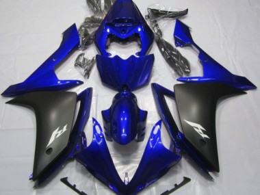 07-08 Glänzend Blau & Schwarz R1 Motorrad Verkleidung