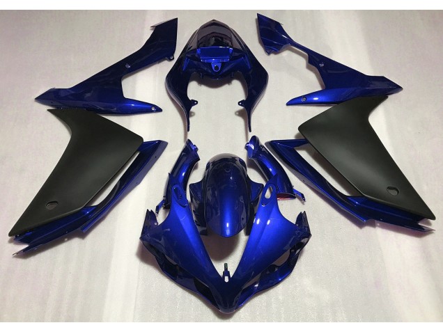 07-08 Glänzend Blau & Schwarz R1 Motorrad Verkleidung 07-08 Glänzend Blau & Schwarz R1 Motorrad Verkleidung
