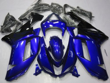 07-08 Glänzend Blau & Schwarz ZX6R Motorrad Verkleidung