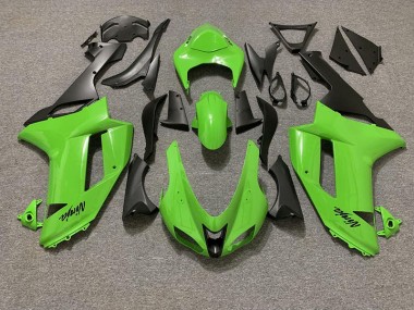 07-08 Glänzend Grün & Matt Schwarz ZX6R Motorrad Verkleidung