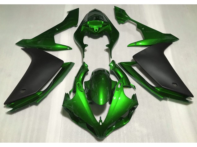 07-08 Glänzend Grün & Schwarz R1 Motorrad Verkleidung 07-08 Glänzend Grün & Schwarz R1 Motorrad Verkleidung