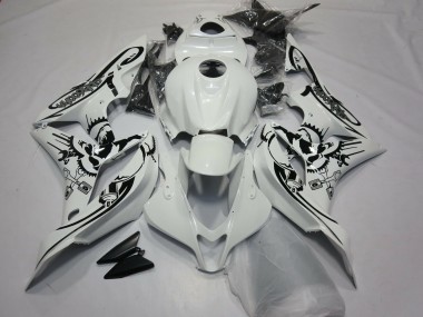 07-08 Glänzend Weiß Sonderdesign CBR600RR Motorrad Verkleidung