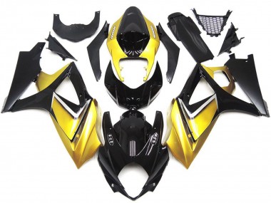 07-08 Goldgelb Benutzerdefiniert OEM-Stil GSXR 1000 Motorrad Verkleidung