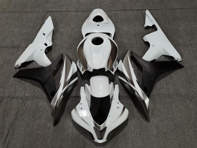 07-08 Weiß Graphit & Schwarz CBR600RR Motorrad Verkleidung