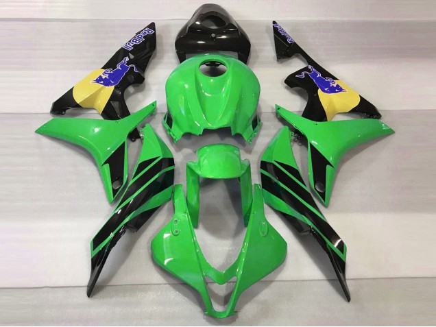 07-08 Grün & Blau Bull CBR600RR Motorrad Verkleidung 07-08 Grün & Blau Bull CBR600RR Motorrad Verkleidung