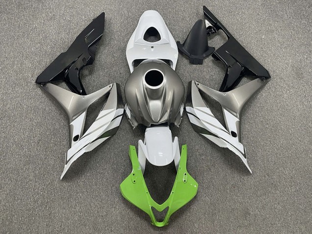 07-08 Grün-Weiß & Grau CBR600RR Motorrad Verkleidung 07-08 Grün-Weiß & Grau CBR600RR Motorrad Verkleidung