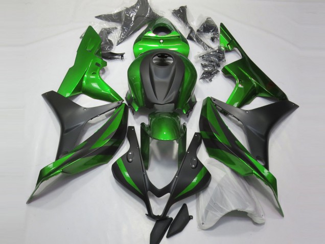 07-08 Grün & Matt Schwarz CBR600RR Motorrad Verkleidung 07-08 Grün & Matt Schwarz CBR600RR Motorrad Verkleidung