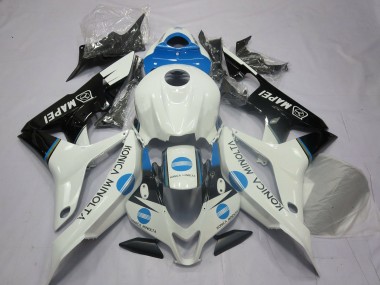 07-08 Hellblau Konica Minolta CBR600RR Motorrad Verkleidung