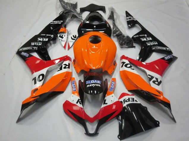 07-08 Hellorange Repsol CBR600RR Motorrad Verkleidung 07-08 Hellorange Repsol CBR600RR Motorrad Verkleidung