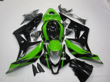 07-08 Kräftiges Grün & Schwarz CBR600RR Motorrad Verkleidung