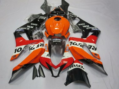07-08 Leuchtend Orange Repsol CBR600RR Motorrad Verkleidung