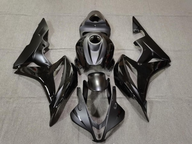 07-08 Matt & Glänzend Schwarz CBR600RR Motorrad Verkleidung 07-08 Matt & Glänzend Schwarz CBR600RR Motorrad Verkleidung