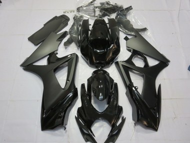 07-08 Matt Schwarz Glänzend Schwarz GSXR 1000 Motorrad Verkleidung