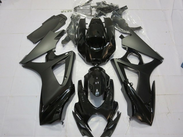 07-08 Matt Schwarz Glänzend Schwarz GSXR 1000 Motorrad Verkleidung 07-08 Matt Schwarz Glänzend Schwarz GSXR 1000 Motorrad Verkleidung