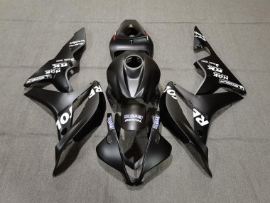 07-08 Matt Schwarz Repsol CBR600RR Motorrad Verkleidung