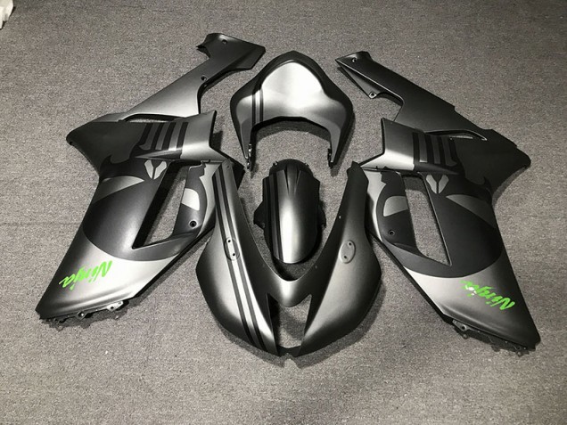 07-08 Matt Silber & Totenkopf ZX6R Motorrad Verkleidung 07-08 Matt Silber & Totenkopf ZX6R Motorrad Verkleidung