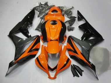 07-08 Orange Grau & Schwarz CBR600RR Motorrad Verkleidung