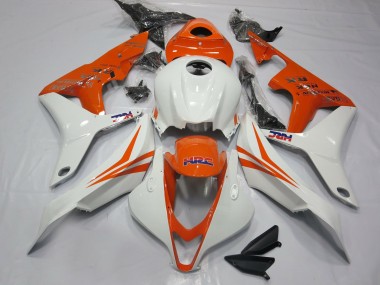07-08 Orange & Weiß HRC CBR600RR Motorrad Verkleidung