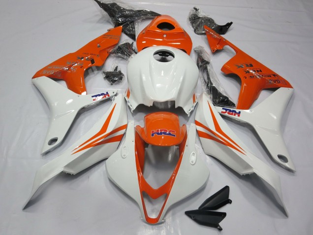 07-08 Orange & Weiß HRC CBR600RR Motorrad Verkleidung 07-08 Orange & Weiß HRC CBR600RR Motorrad Verkleidung