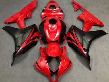 07-08 Perlrot & Schwarz CBR600RR Motorrad Verkleidung