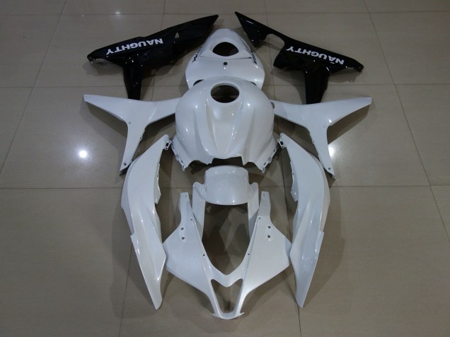 07-08 Perlweiss CBR600RR Motorrad Verkleidung