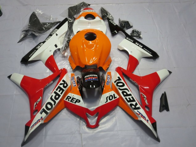 07-08 Weiß Repsol CBR600RR Motorrad Verkleidung 07-08 Weiß Repsol CBR600RR Motorrad Verkleidung