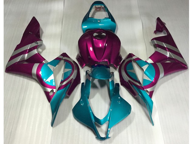 07-08 Rosa Captain America CBR600RR Motorrad Verkleidung 07-08 Rosa Captain America CBR600RR Motorrad Verkleidung