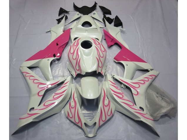 07-08 Rosa Flamme CBR600RR Motorrad Verkleidung 07-08 Rosa Flamme CBR600RR Motorrad Verkleidung