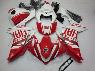 07-08 Rot Fiat R1 Motorrad Verkleidung