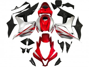 07-08 Rot & Silber OEM-Stil CBR600RR Motorrad Verkleidung